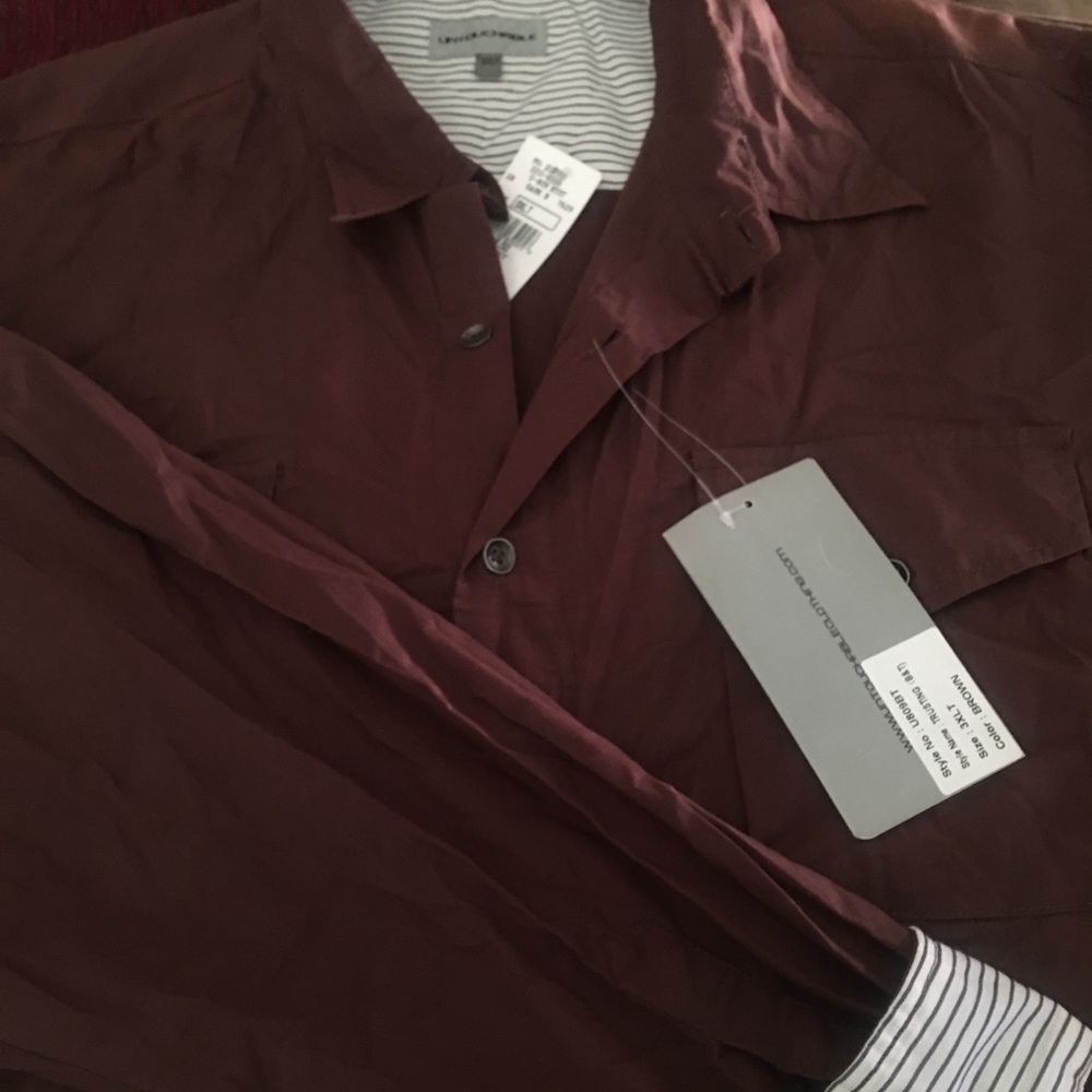 Long sleeve brown shirt